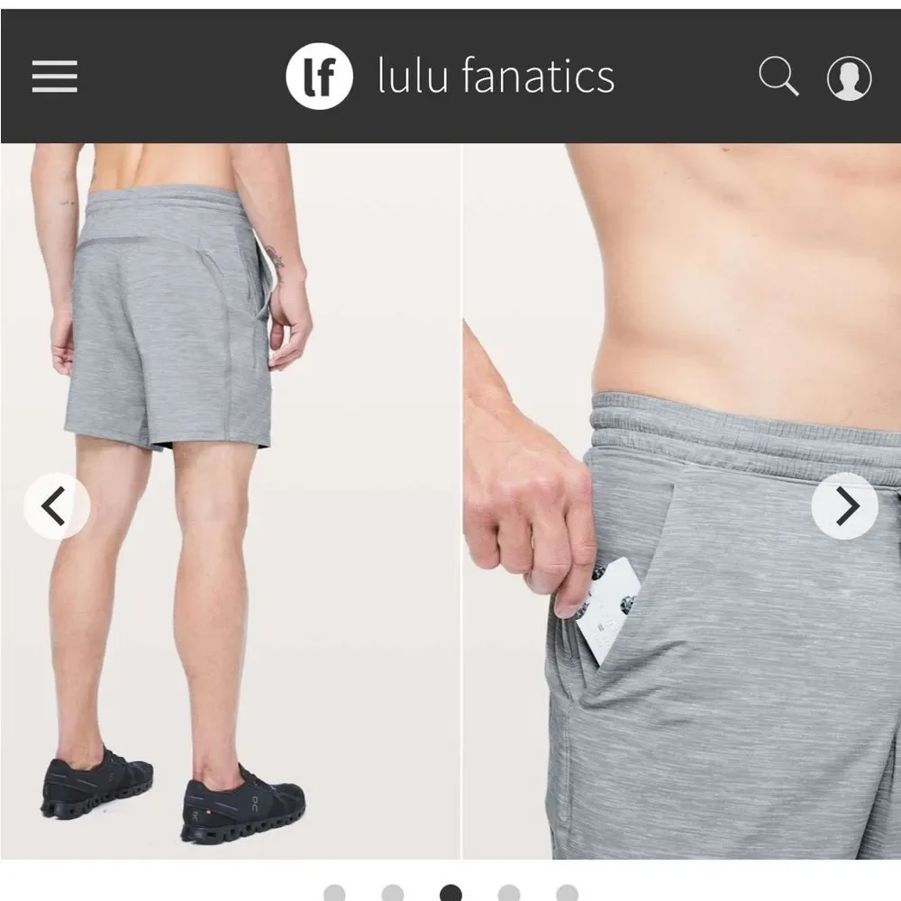 Lululemon Pace Breaker Short Lined 7
